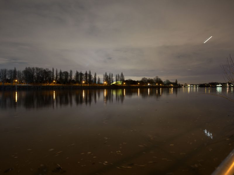 Duke's Meadow Night Time View